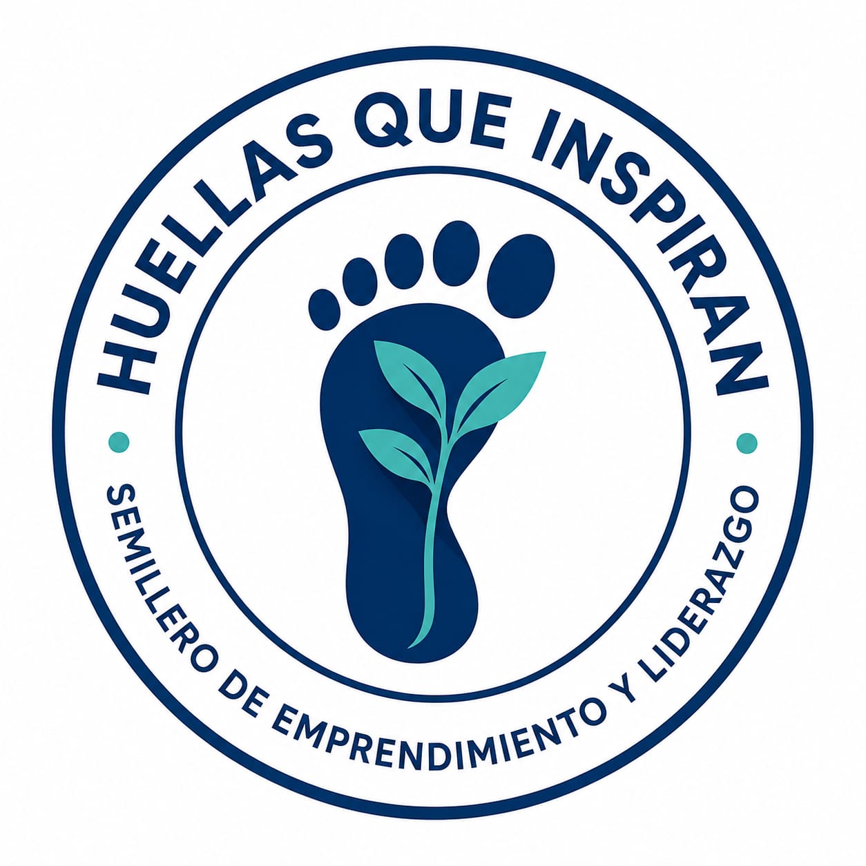 Logo Huellas que Inspiran, semillero de emprendimiento y liderazgo